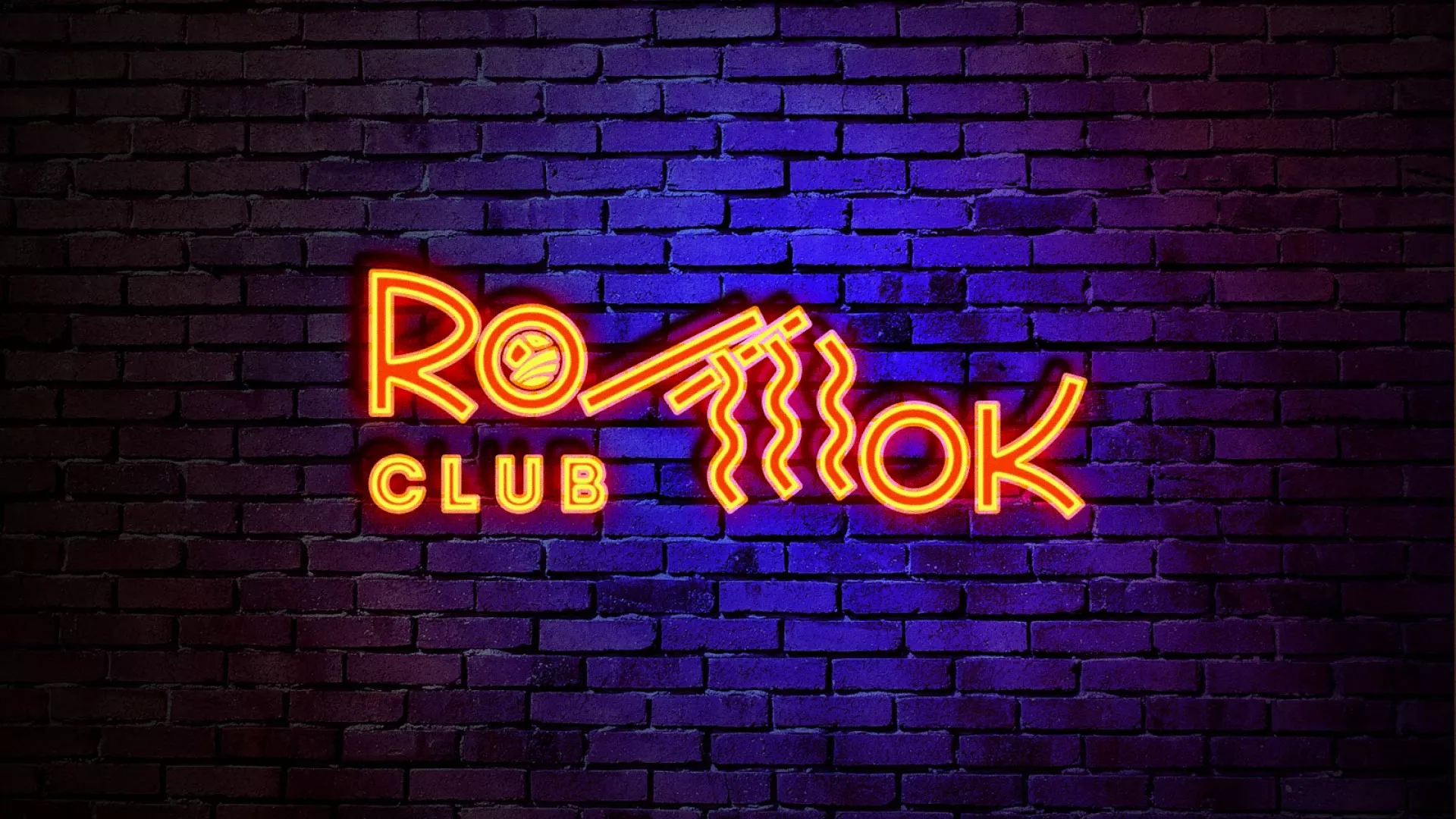 Разработка интерьерной вывески суши-бара «Roll Wok Club» в Спасске-Дальнем