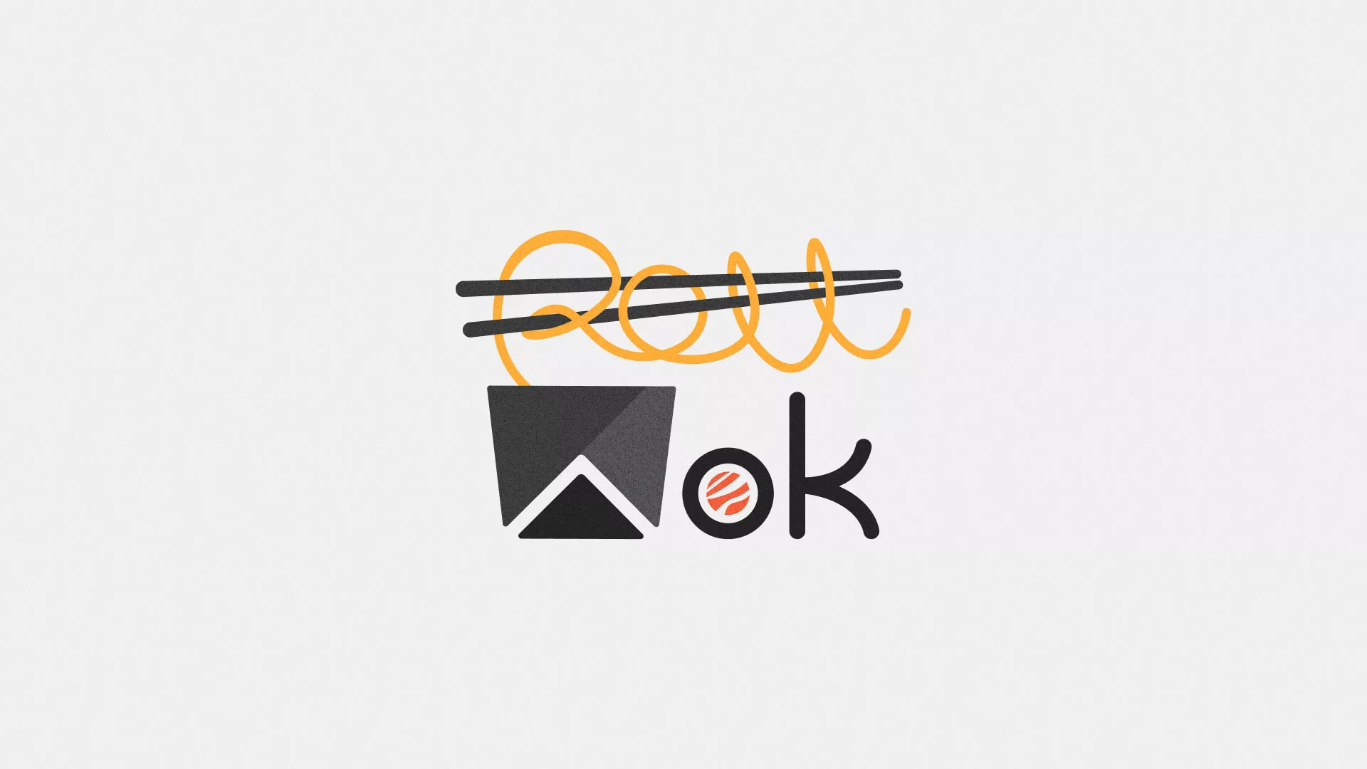 Разработка логотипа в Спасске-Дальнем для суши-бара «Roll Wok Club» Разработка логотипа в Спасске-Дальнем для суши-бара «Roll Wok Club»